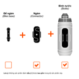  Bình nước xe đạp | TWIST 450ML (kèm ngàm nam châm TWIST) 