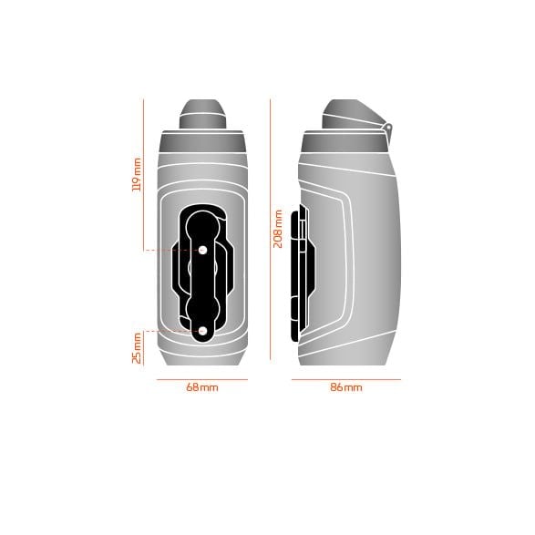  Set Bình nước & Ngàm Nam Châm | TWIST 590ML 
