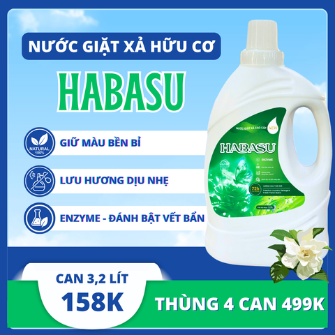 Nước Giặt HABASU Xanh Lá ( Can )