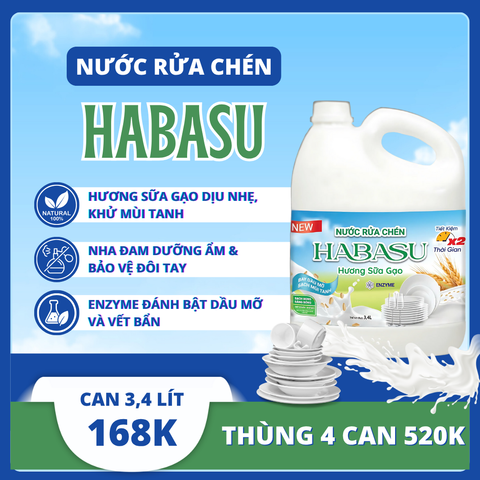 Nước Rửa Chén 3.4L ( Can )