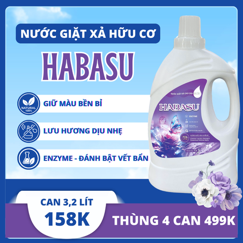 Nước Giặt HABASU Tím ( Can )