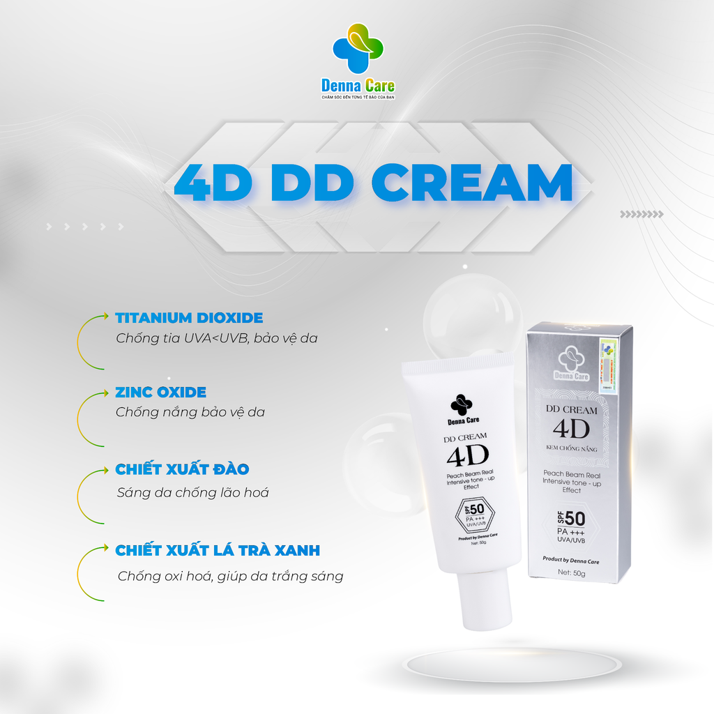 N4 - Kem Chống Nắng Vật Lý (50gr) Dược Mỹ Phẩm 4D