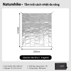 Tấm lót nhôm cách nhiệt đa năng Naturehike NH20FCD03