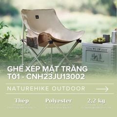 Ghế mặt trăng camping Naturehike CNH23JU13002 - Không tay vịn