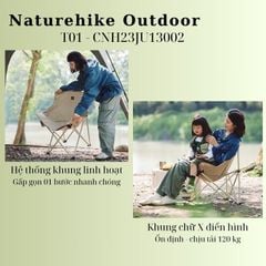 Ghế mặt trăng camping Naturehike CNH23JU13002 - Không tay vịn