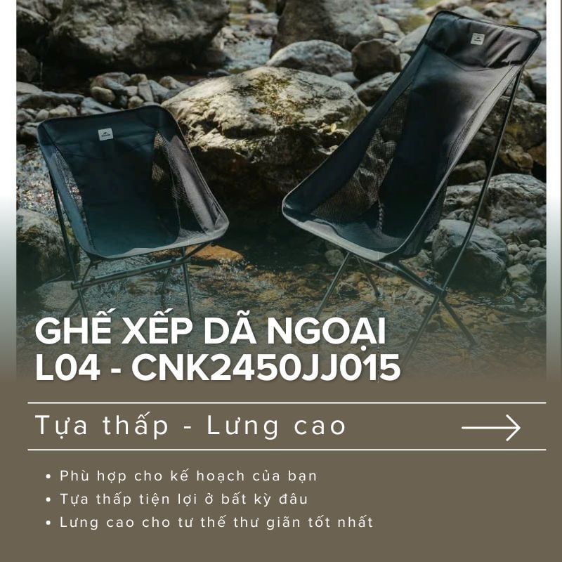 Ghế xếp mini gọn nhẹ Naturehike CNK2450JJ015 - L04