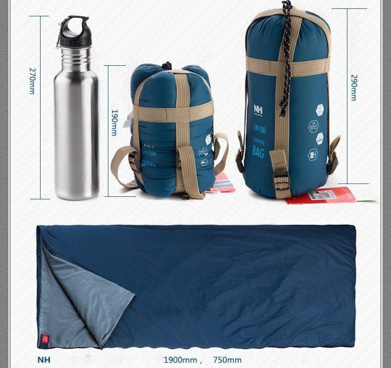 Túi ngủ văn phòng, du lịch NatureHike NH15S003-D LW180