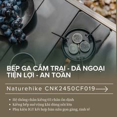 Bếp ga ba đầu đốt gọn nhẹ Naturehike CNK2450CF019