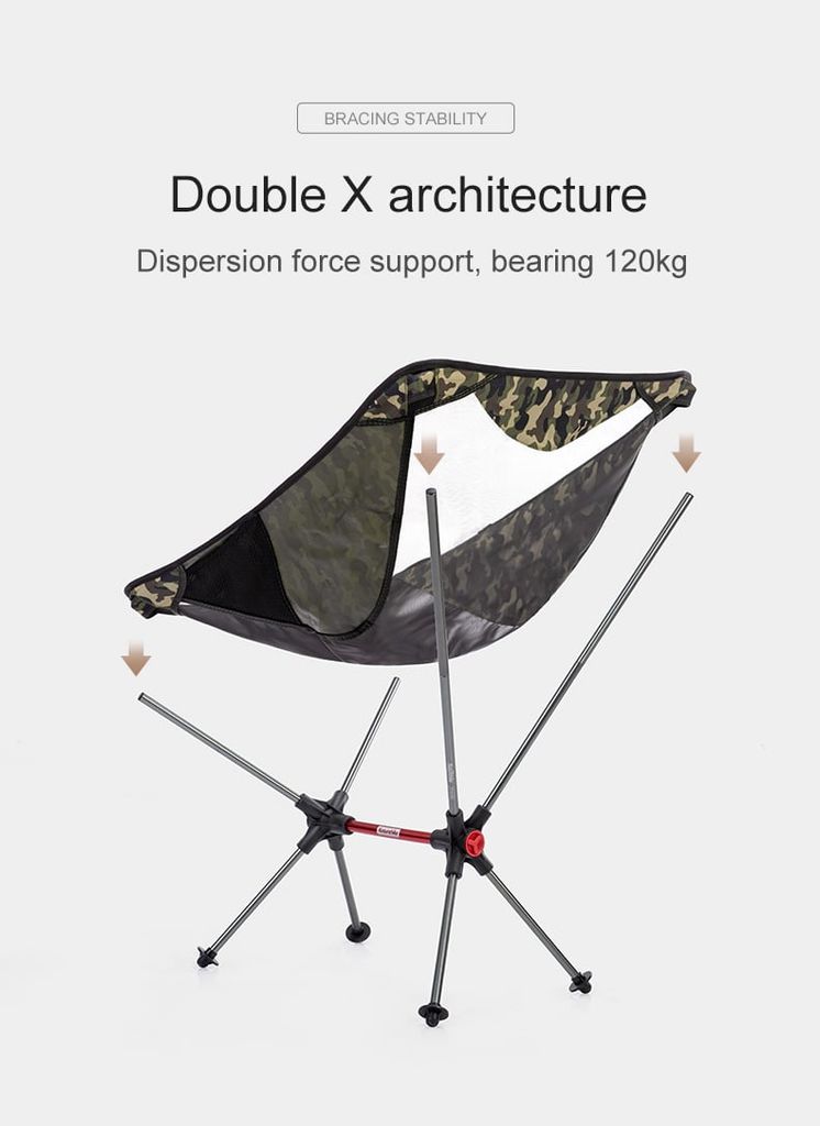 Ghế xếp cắm trại Naturehike NH19JJ005