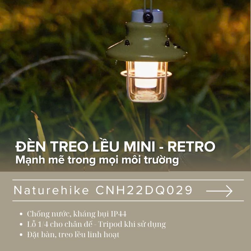 Đèn treo lều gia đình mini Naturehike CNH22DQ029