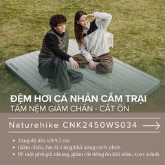 Đệm hơi cá nhân siêu nhẹ Naturehike Libamboo CNK2450WS034