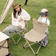 Ghế gấp dã ngoại Naturehike CNK2550JJ025: Khung gia cường, mặt ghế dệt kim cương