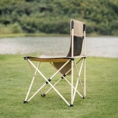 Ghế gấp dã ngoại Naturehike CNK2550JJ025: Khung gia cường, mặt ghế dệt kim cương