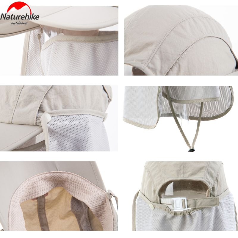 Mũ chống nắng kèm khẩu trang NatureHike NH12M002-Z