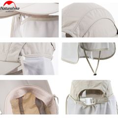 Mũ chống nắng kèm khẩu trang NatureHike NH12M002-Z