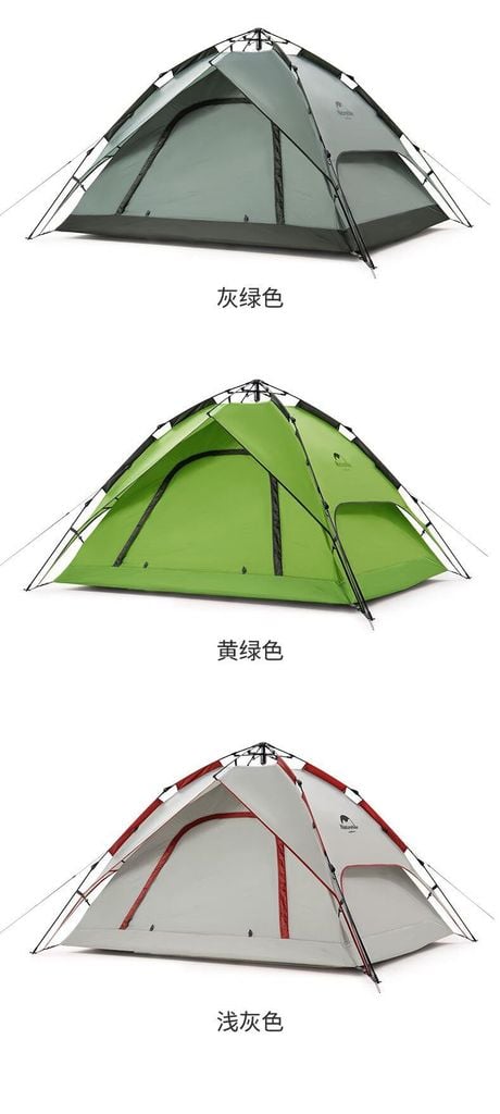 Lều dã ngoại tự bung Naturehike NH21ZP008 cho 3 - 4 người