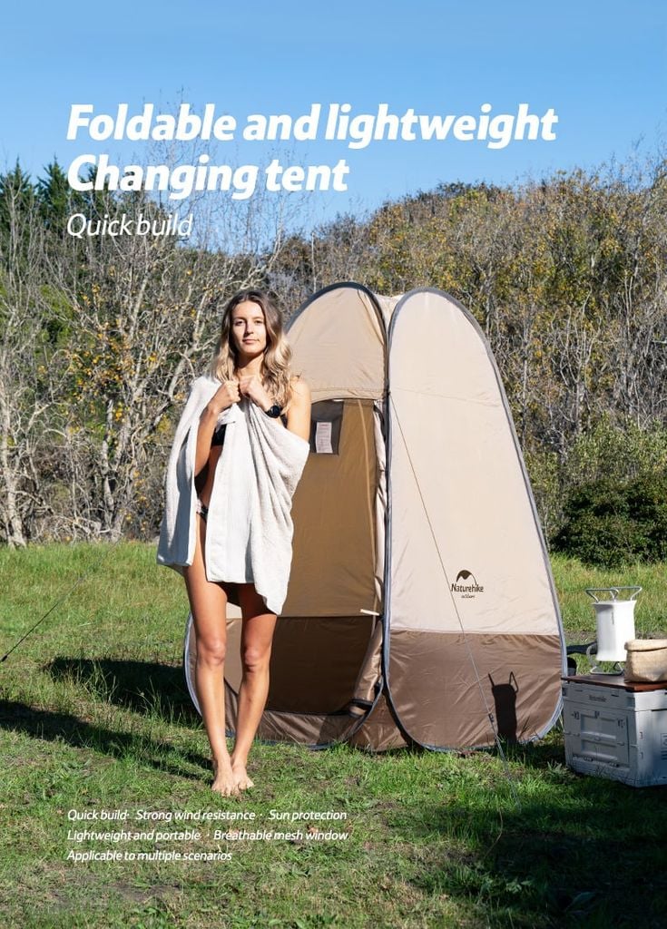 Lều cắm trại thay đồ, tắm rửa, đi vệ sinh NatureHike NH17Z002-P