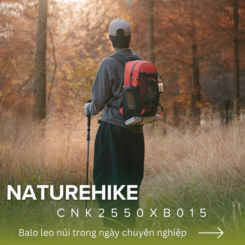Balo leo núi siêu nhẹ Naturehike Longwa 18L CNK2550XB015 - Siêu nhẹ, giảm áp lực