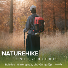 Balo leo núi siêu nhẹ Naturehike Longwa 18L CNK2550XB015 - Siêu nhẹ, giảm áp lực