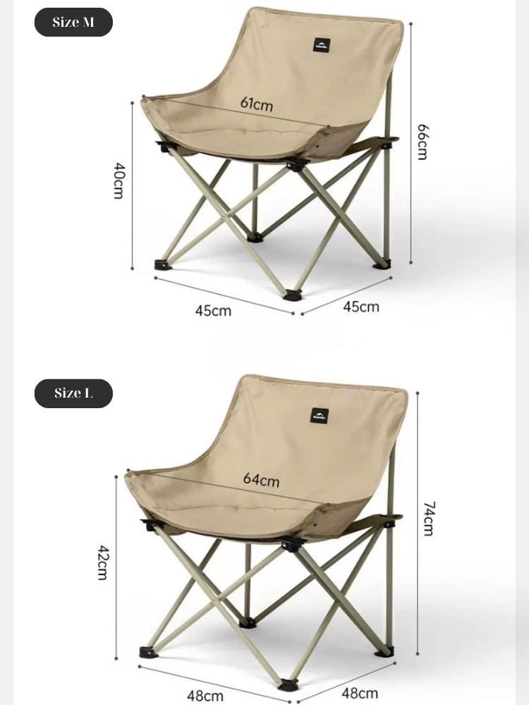 Ghế mặt trăng camping Naturehike CNH23JU13002 - Không tay vịn
