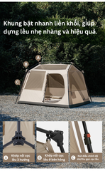 Naturehike CNK2550WS043: Lều tự bung Naturehike Village 6.0 rộng và thoáng