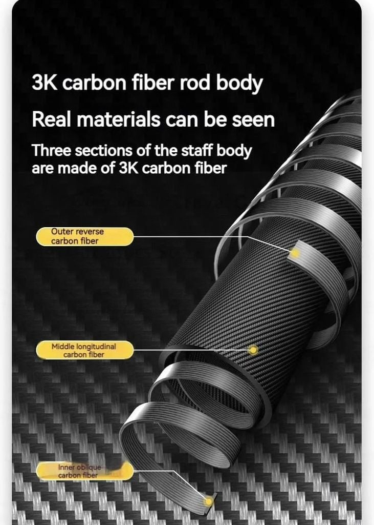 Gậy leo núi Carbon siêu bền Naturehike CNK2300DS010
