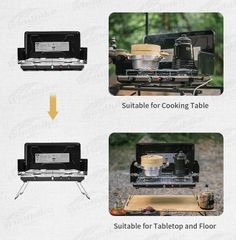 Bếp ga đôi mang đi Camping Naturehike NH22RJ001