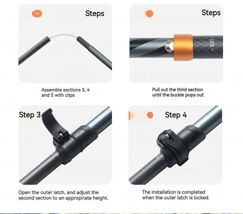 Gậy leo núi siêu nhẹ Naturehike chính hãng