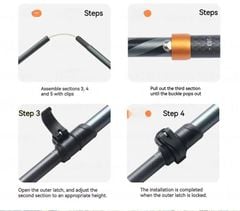 Gậy leo núi siêu nhẹ Naturehike chính hãng