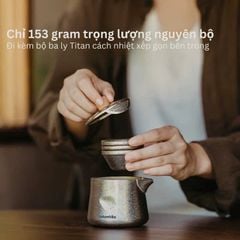 Ấm trà Titanium Naturehike Glamping CNK2450CF025
