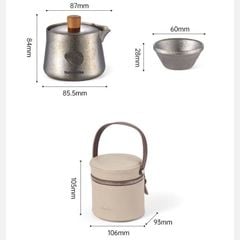 Ấm trà Titanium Naturehike Glamping CNK2450CF025
