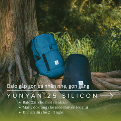 Balo du lịch gấp gọn, Balo leo núi nhẹ Naturehike NH17A012-B