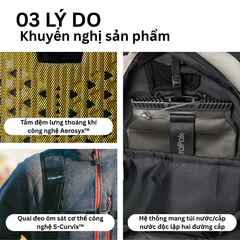 Balo leo núi siêu nhẹ Naturehike Longwa 18L CNK2550XB015 - Siêu nhẹ, giảm áp lực