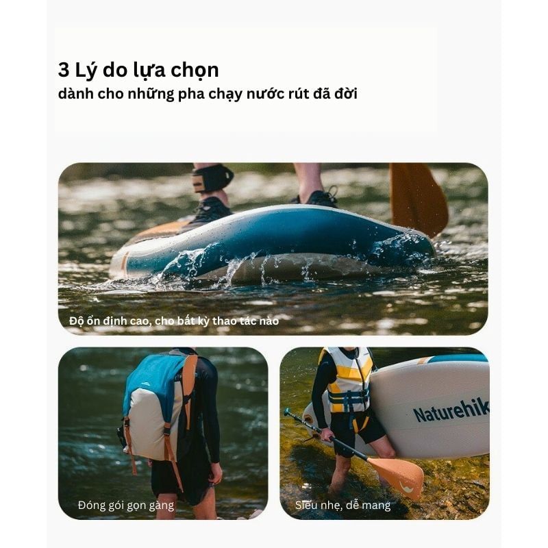 SUP bơm hơi Naturehike CNK2300SS014 - cải tiến 2024