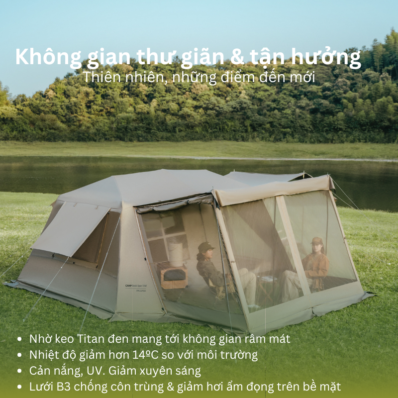 Lều tự bung Village 13 Naturehike CNH22ZP004 bản nâng cấp