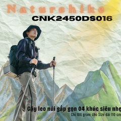 Naturehike CNK2450DS016 - Gậy leo núi & chạy Trail gấp gọn