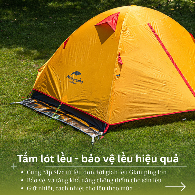 Tấm lót nhôm cách nhiệt đa năng Naturehike NH20FCD03