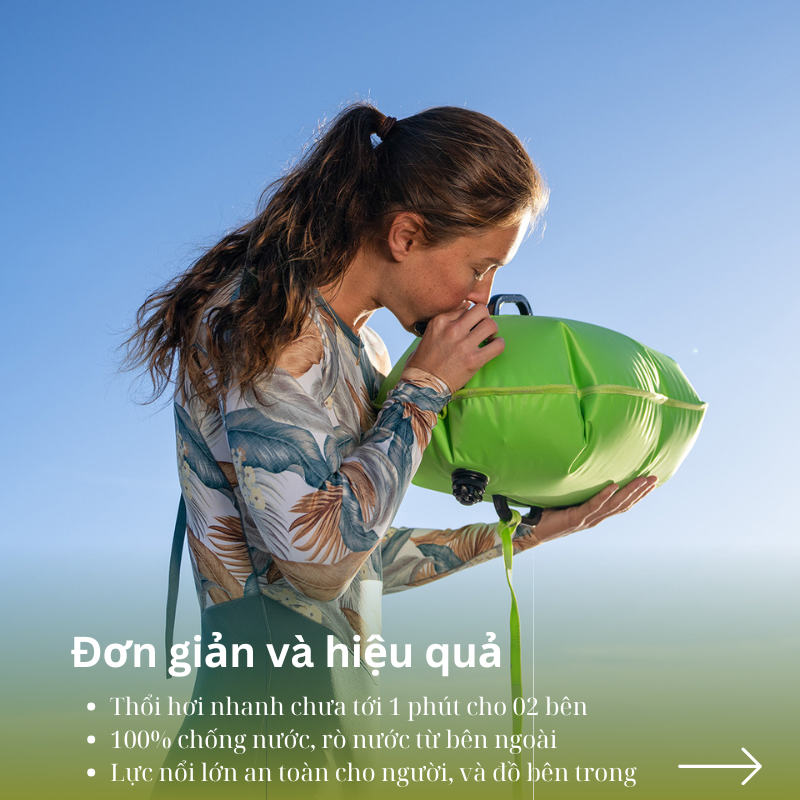 Naturehike NH17S001-G - Túi phao khô chống nước bản nâng cấp