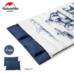 Túi ngủ 2 con gấu Naturehike NH19S016-D dành cho cặp đôi