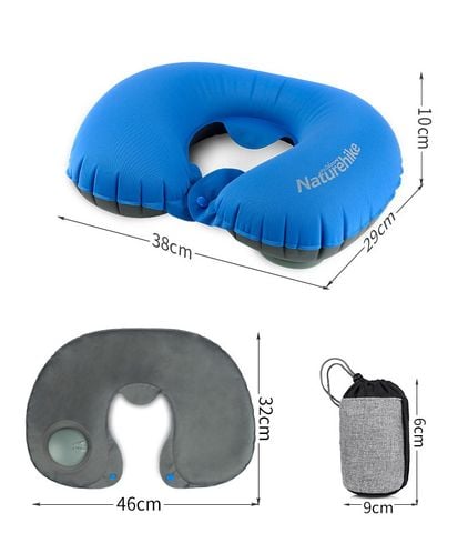 Gối hơi du lịch, gối kê cổ chữ U NatureHike NH18B010-T