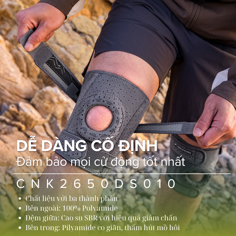 Bó gối trợ lực lò xo kép Naturehike CNK2650DS010