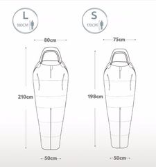 Túi ngủ du lịch, phượt chống nước NatureHike NH16R200-X