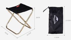 Ghế xếp gọn mini, chất liệu hợp kim Nhôm siêu nhẹ NatureHike NH17Z012-L