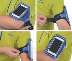 Túi đeo điện thoại bắp tay chạy bộ, chơi thể thao NatureHike NH16Y008-B