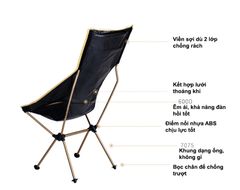 Ghế xếp thư giãn, đi câu cá, cắm trại NatureHike NH17Y010-L