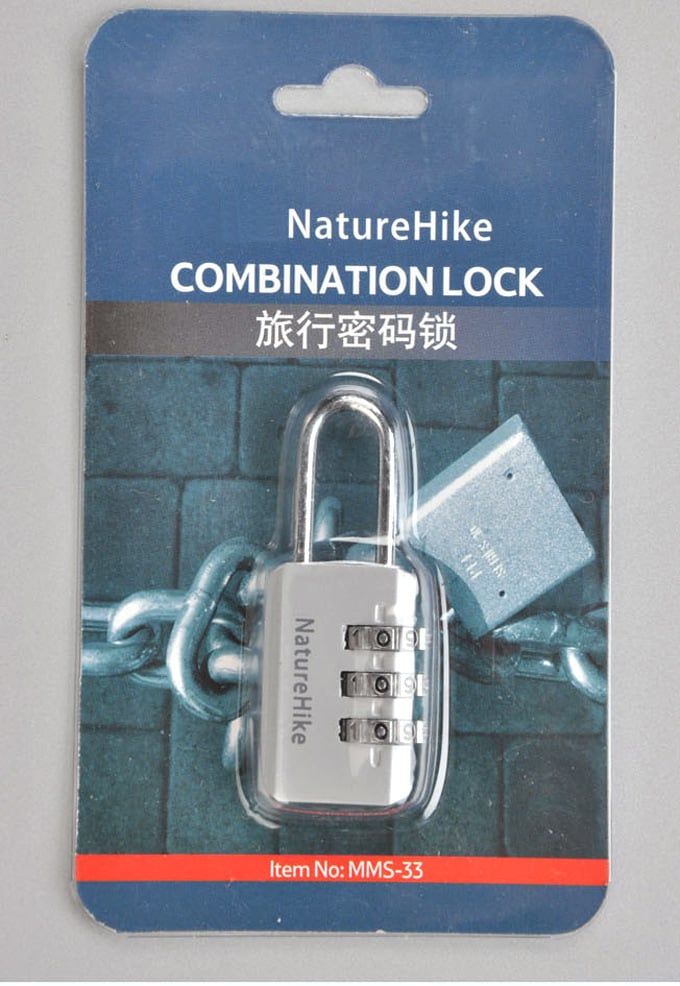 Khoá vali 3 số, khoá tủ đồ nhỏ gọn, chắc chắn NatureHike NH15A002-Q