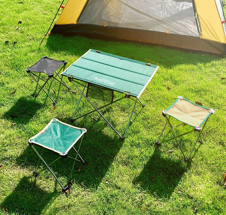 Ghế gấp inox siêu gọn, giá rẻ NatureHike NH15D012-B