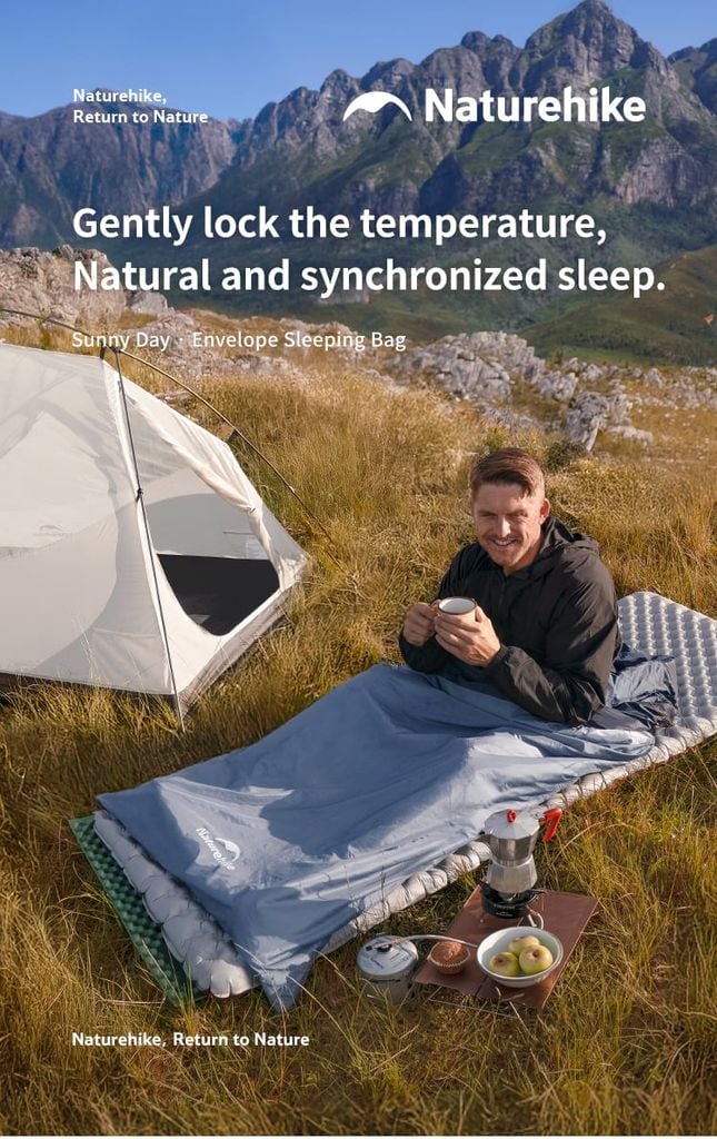 Túi ngủ cắm trại siêu nhẹ Naturehike CNK2550WS026,