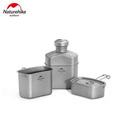 Bộ Bidong cá nhân Titatium Naturehike NH21CJ004 cho người đi rừng