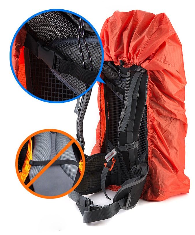 Áo mưa balo chống nước NatureHike NH15Y001-Z